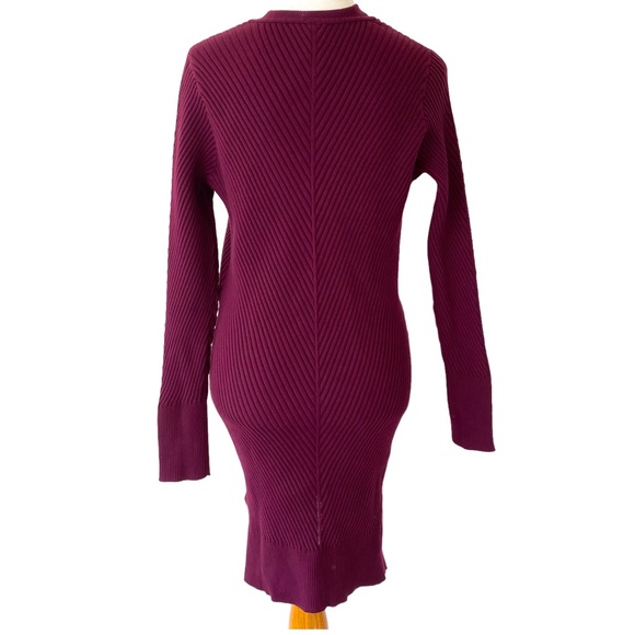 Athleta fitted V-Neck Sweater Dress - Picture 2 of 12